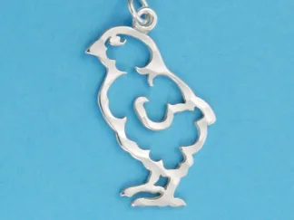 Microsculptures 1305 Chick Silver Charm-Large