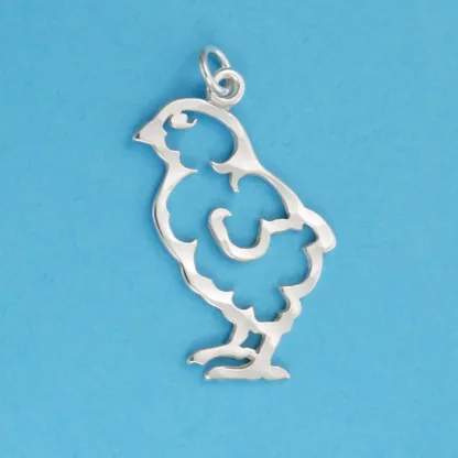 Microsculptures 1305 Chick Silver Charm-Large