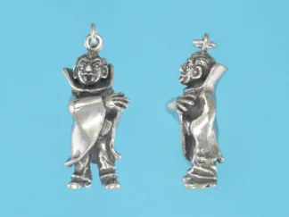 Microsculptures 1317 Dracula Silver Charm