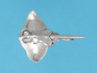 Microsculptures 1328 Stingray Silver Pendant