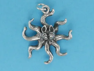 Microsculptures 1340 Meanie Silver Charm