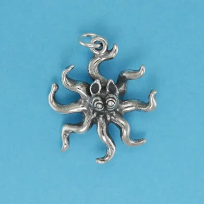 Microsculptures 1340 Meanie Silver Charm