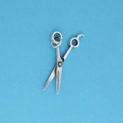 Microsculptures 1354 Scissors Silver Charm