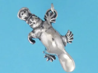 Microsculptures 1371 Platypus Silver Charm