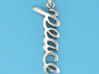 Microsculptures 1391 Peace Silver Charm