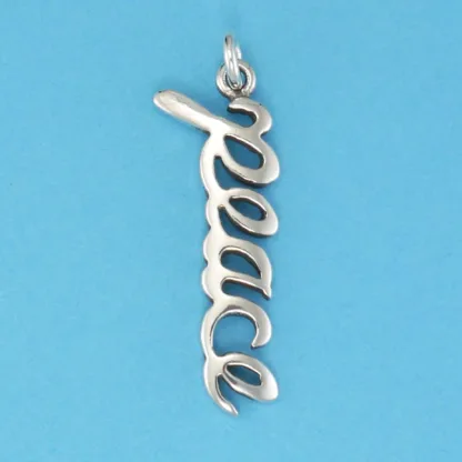 Microsculptures 1391 Peace Silver Charm