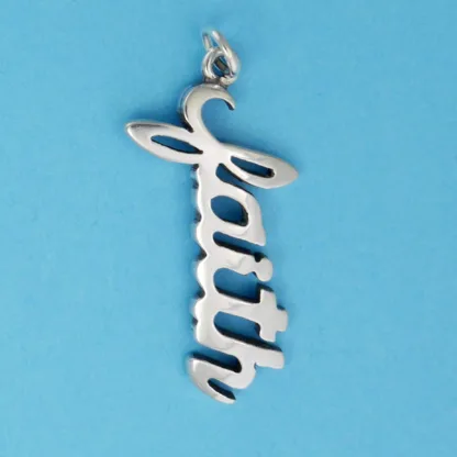 Microsculptures 1392 Faith Silver Charm