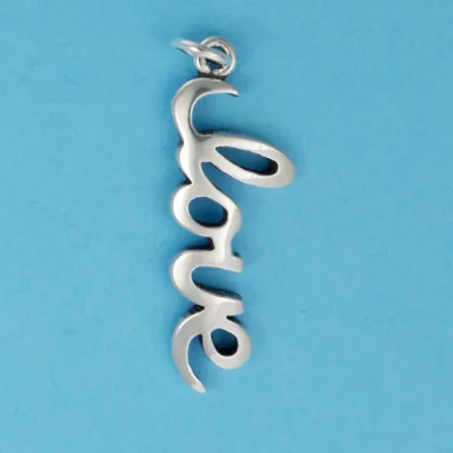 Microsculptures 1393 Love Silver Charm