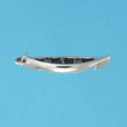 Microsculptures 1406 Canoe Silver Charm