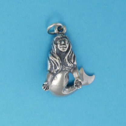 Microsculptures 1411 Mermaid Silver Charm