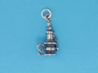 Microsculptures 1413 Candlestick Silver Charm