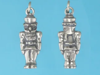 Microsculptures 1414 Nutcracker Silver Charm