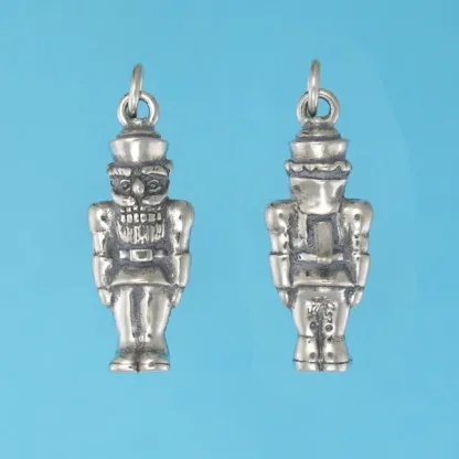 Microsculptures 1414 Nutcracker Silver Charm