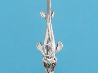 Microsculptures 1421 Tiktalik Fish Silver Charm