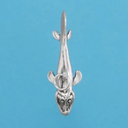 Microsculptures 1421 Tiktalik Fish Silver Charm