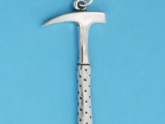 Microsculptures 1422 Rock Hammer Silver Pendant