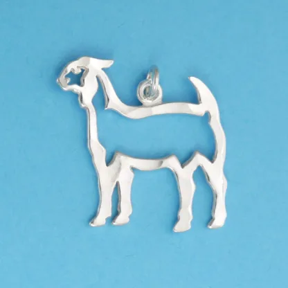 Microsculptures 1426 Goat Silver Charm