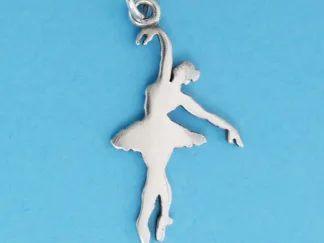 Microsculptures 1429 Ballerina Silver Charm