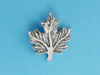 Microsculptures 1431 Maple Leaf Silver Charm