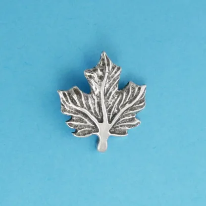 Microsculptures 1431 Maple Leaf Silver Charm