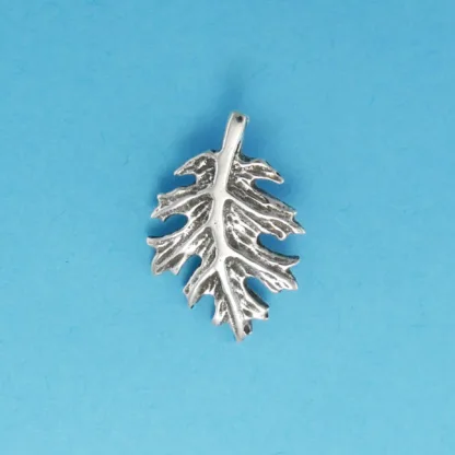 Microsculptures 1433 Oak Leaf Silver Charm