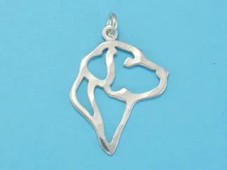 Microsculptures 1437 Labrador Retriever Head Silver Charm