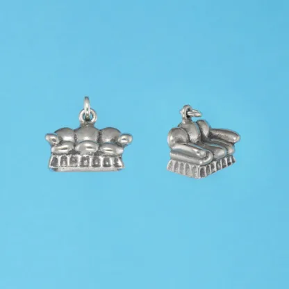 Microsculptures 1442 Sofa Silver Charm