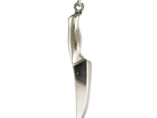 Microsculptures 1457 Filet Knife Silver Charm