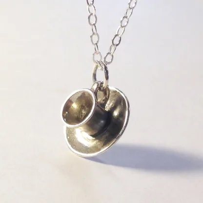 Microsculptures 1459 Teacup Silver Charm