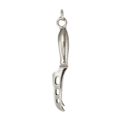 Microsculptures 1464 Cheese Knife Silver Charm