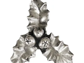 Microsculptures 1475 Holly Silver Charm