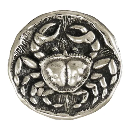 Microsculptures 1476 Cancer Silver Pendant