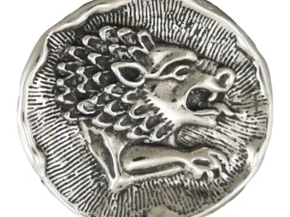 Microsculptures 1480 Leo Silver Pendant