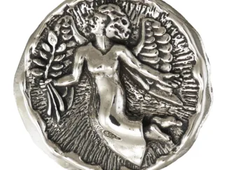 Microsculptures 1481 Virgo Silver Pendant