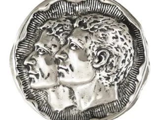 Microsculptures 1486 Gemini Silver Pendant