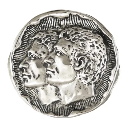 Microsculptures 1486 Gemini Silver Pendant