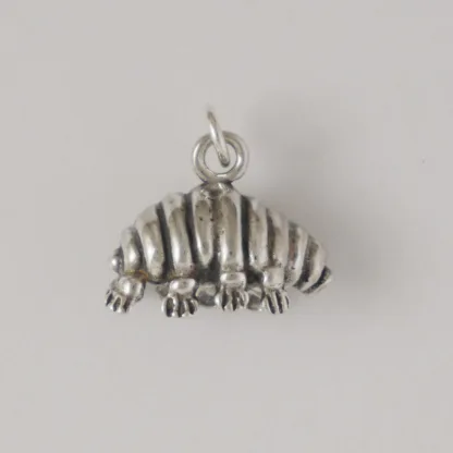 Microsculptures 1488 Tardigrade Silver Charm