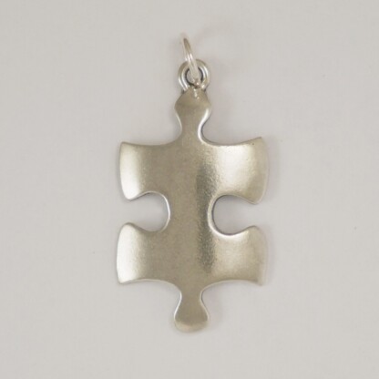 Microsculptures 1490 Puzzle Piece Silver Pendant