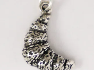 Microsculptures 1498 Croissant Silver Charm