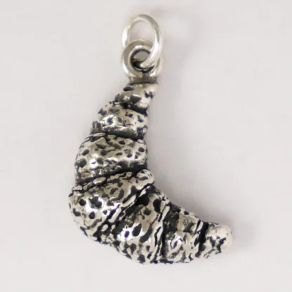 Microsculptures 1498 Croissant Silver Charm