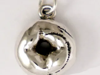 Microsculptures 1499 Bagel Silver Charm