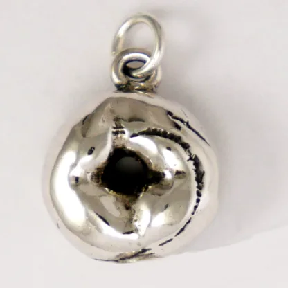 Microsculptures 1499 Bagel Silver Charm