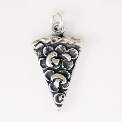 Microsculptures 1500 Pizza Slice Silver Charm
