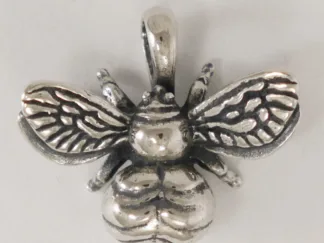 Microsculptures 1505 Bumble Bee Silver Pendant