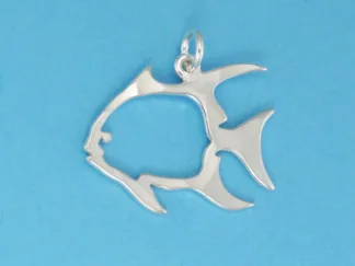 Microsculptures 0246 Atlantic Spadefish Silver Charm