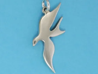 Microsculptures 0253 Arctic Tern Silver Charm
