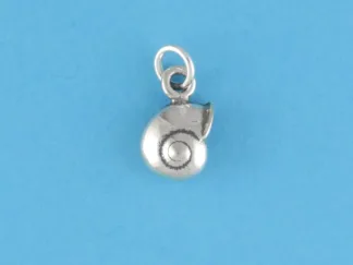 Microsculptures 0259 Sea Snail Shell Silver Charm