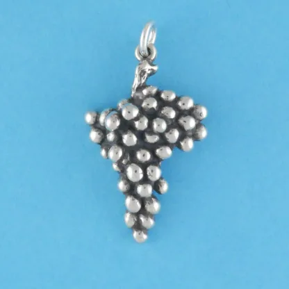 Microsculptures 0264 Cluster Of Grapes Silver Charm