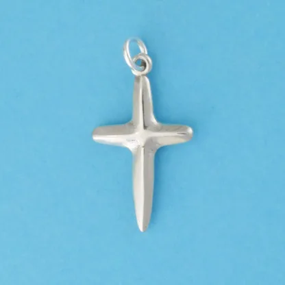 Microsculptures 0271 Cross Silver Charm