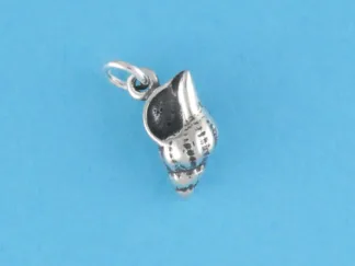 Microsculptures 0293 Triton Shell Silver Charm